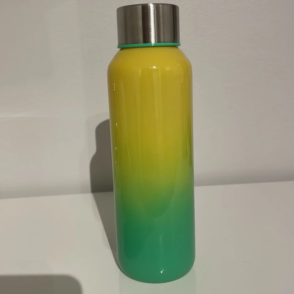 New Multi-Coloured Glass Starbucks Water Bottle 20 Fl Oz - Picture 2 of 5